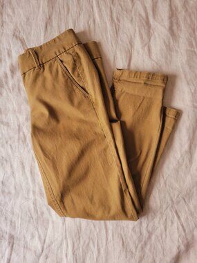 LOFT low-rise cropped chinos